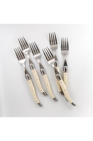 Laguiole Ivory Forks set of 6
